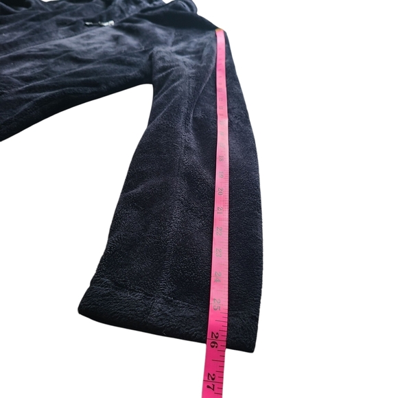 Lands’ End Black Fleece Full Zip Jacket XL 18-20 Women’s Warm Cozy Soft Plush - Picture 7 of 9